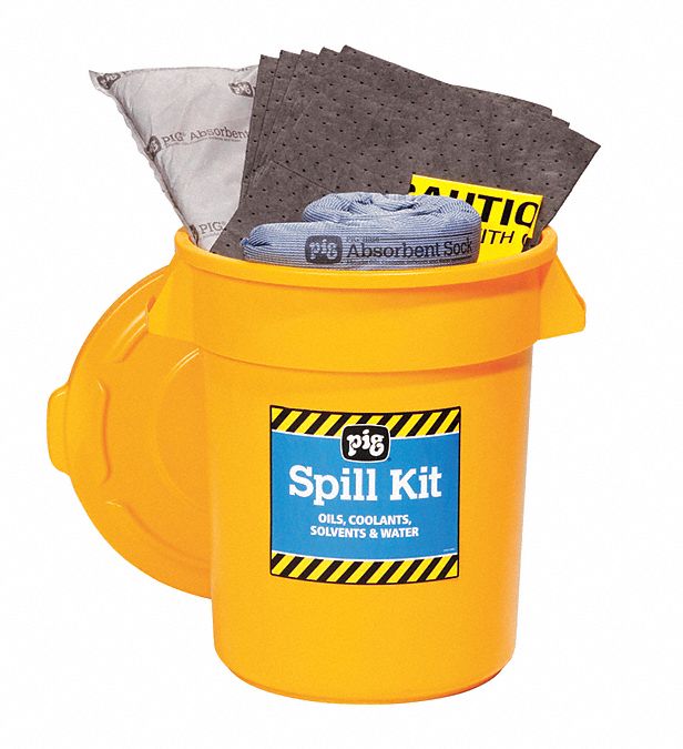 New Pig Spill Kit/Station, Drum, Universal, 12 gal - KIT2300