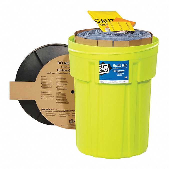 New Pig Spill Kit/Station, Drum, Universal, 21 gal - KIT245