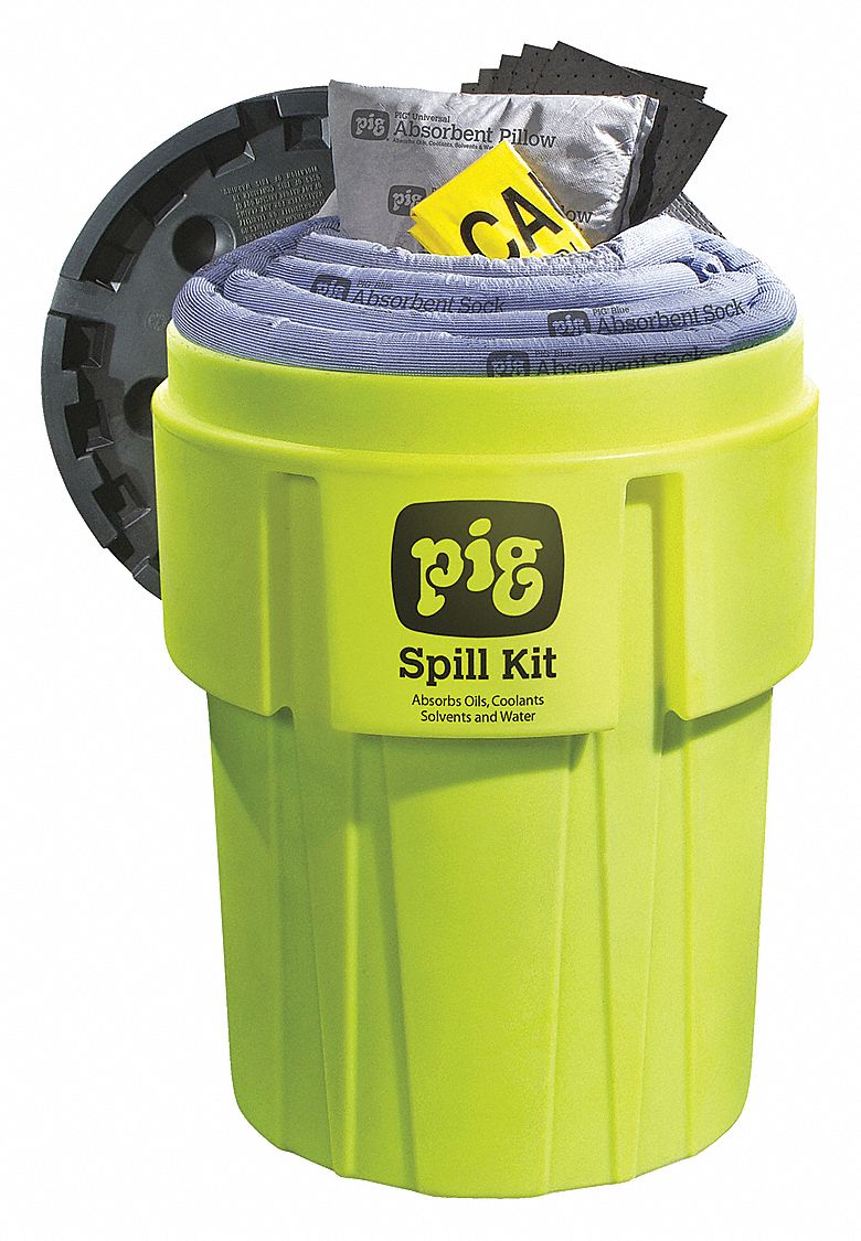 New Pig Spill Kit/Station, Drum, Universal, 60 gal - KIT262
