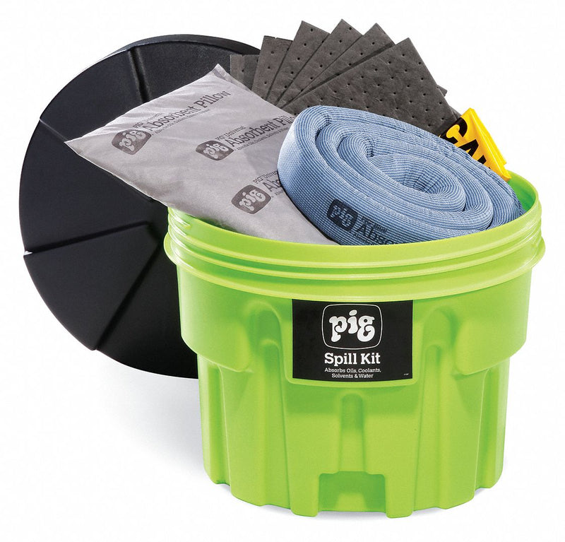 New Pig Spill Kit/Station, Drum, Universal, 12 gal - KIT264