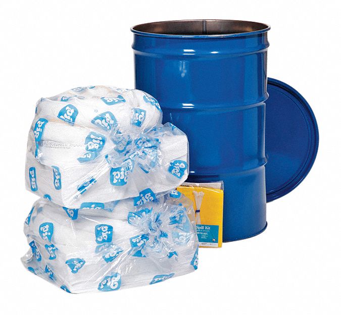 New Pig Spill Kit/Station, Box, Oil-Based Liquids, 30 gal - KIT408