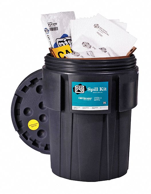 New Pig Spill Kit/Station, Drum, Oil-Based Liquids, 40 gal - KIT416