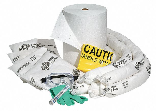 New Pig Spill Kit Refill, Box, Oil-Based Liquids, 15 gal - RFL444