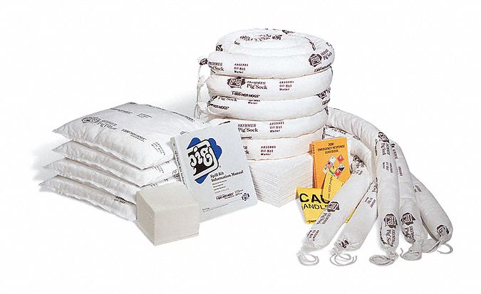 New Pig Spill Kit Refill, Box, Oil-Based Liquids, 31 gal - RFL468