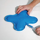 New Pig Floor Skimmer, Cellulose Blend, Polypropylene, 9 in Length, 9 in Width, 3/4 in Height, PK 10 - HC200