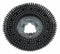Dayton 15 in Round Cleaning, Scrubbing Rotary Brush for 15" Machine Size, Black - 30XJ26