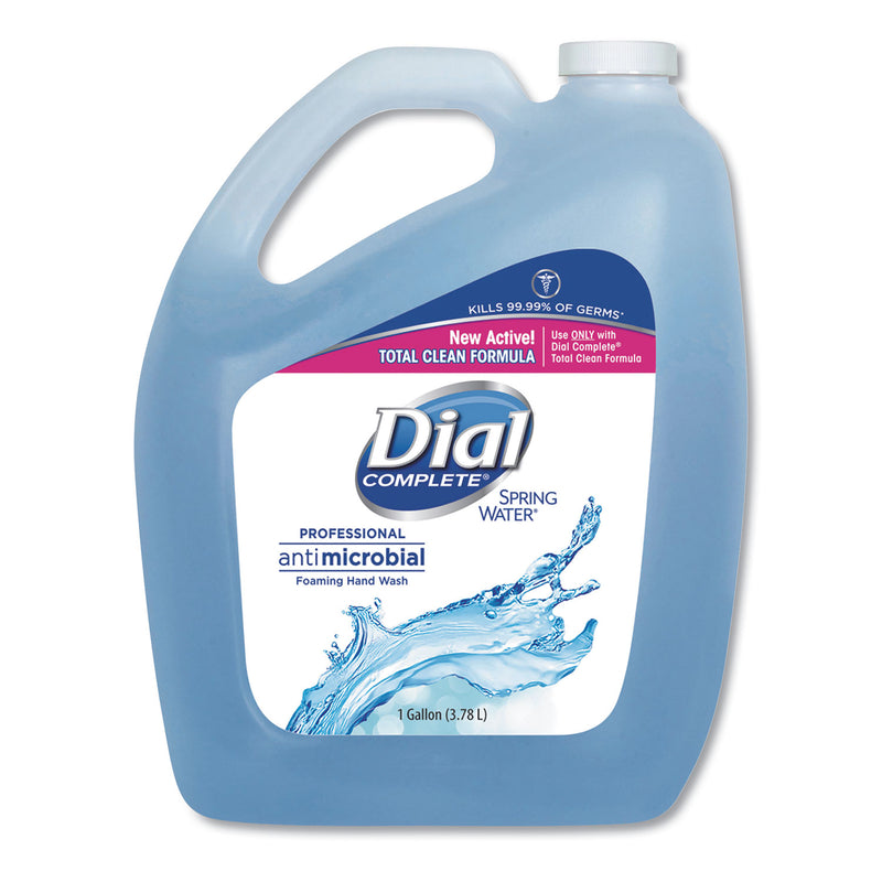 Dial Antibacterial Foaming Hand Wash, Spring Water, 1 Gal, 4/carton - DIA15922