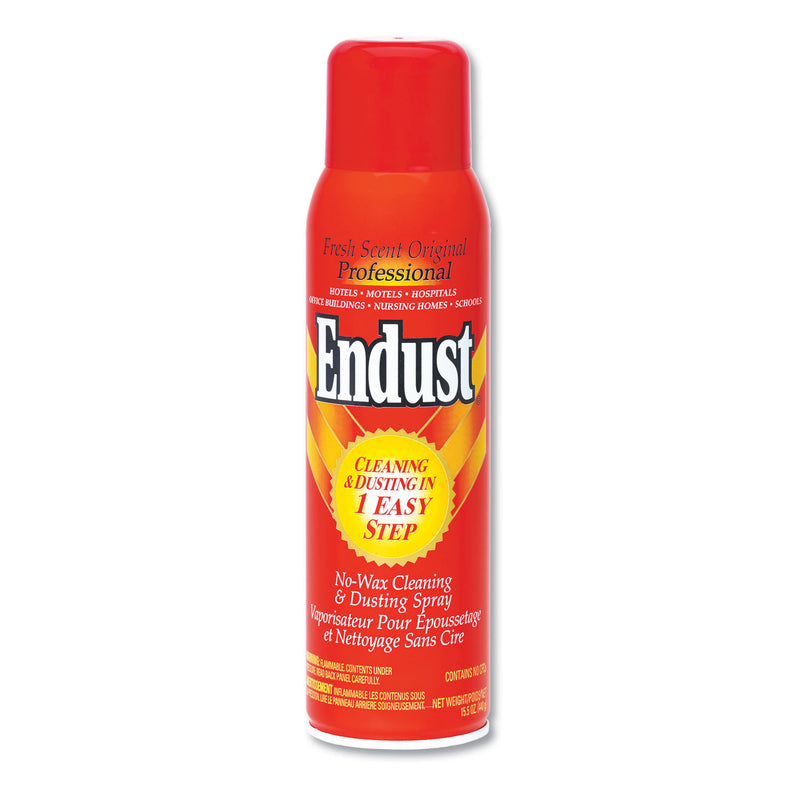 Endust Professional Cleaning And Dusting Spray, 15Oz Aerosol, 6/Carton - ELB6196291