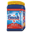 FINISH Powerball Max In 1 Dishwasher Tabs, Regular Scent, 88 Tablets/Pk, 2 Packs/Carton - RAC98942