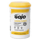 GOJO Lemon Pumice Hand Cleaner, Lemon Scent, 4.5 Lb Tub, 6/Carton - GOJ0915