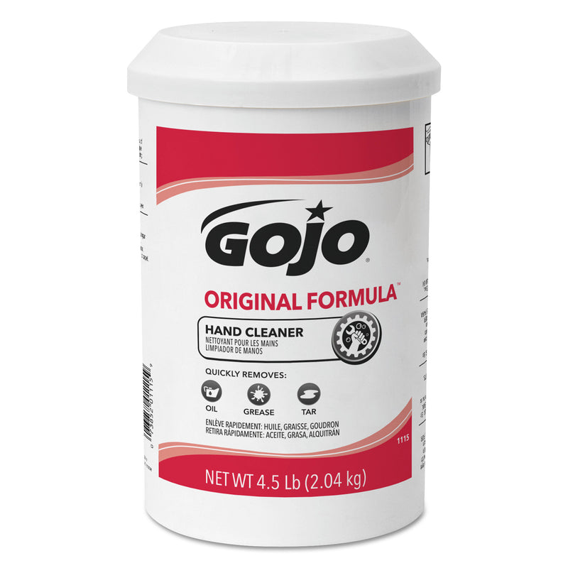 GOJO Original Formula Hand Cleaner, 4.5 Lb, White, 6/Carton - GOJ1115