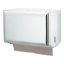San Jamar Singlefold Paper Towel Dispenser, White, 10 3/4 X 6 X 7 1/2 - SJMT1800WH