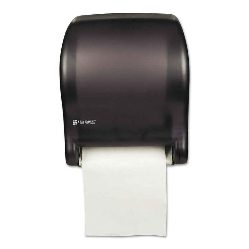 San Jamar Tear-N-Dry Essence Automatic Dispenser, Classic, Black, 11 3/4 X 9 1/8 X 14 7/16 - SJMT8000TBK