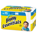 Bounty Essentials Select-A-Size Paper Towels, 2-Ply, 78 Sheets/Roll, 12 Rolls/Carton - PGC75720