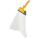 Rubbermaid Spill Mop Pads, White, 10/Box - RCP2017059