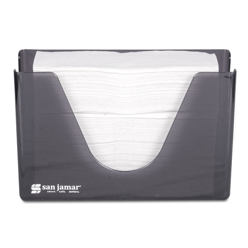 San Jamar Countertop Folded Towel Dispenser, Plastic, Black Pearl, 11 X 4 3/8 X 7 - SJMT1720TBK
