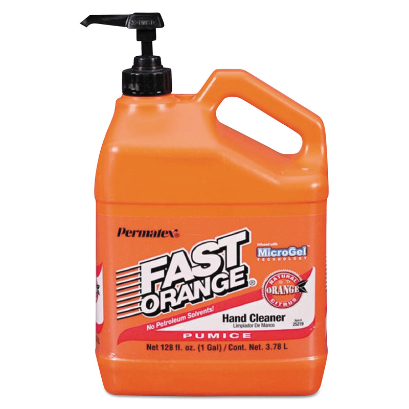 Fast Orange Pumice Hand Cleaner, Citrus Scent, 1 Gal Dispenser - ITW25219