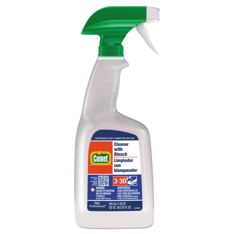 Comet Cleaner With Bleach, 32 Oz Spray Bottle, 8/Carton - PGC02287CT