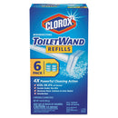 Clorox Disinfecting Toiletwand Refill Heads, 6/Pack, 8/Carton - CLO14882CT