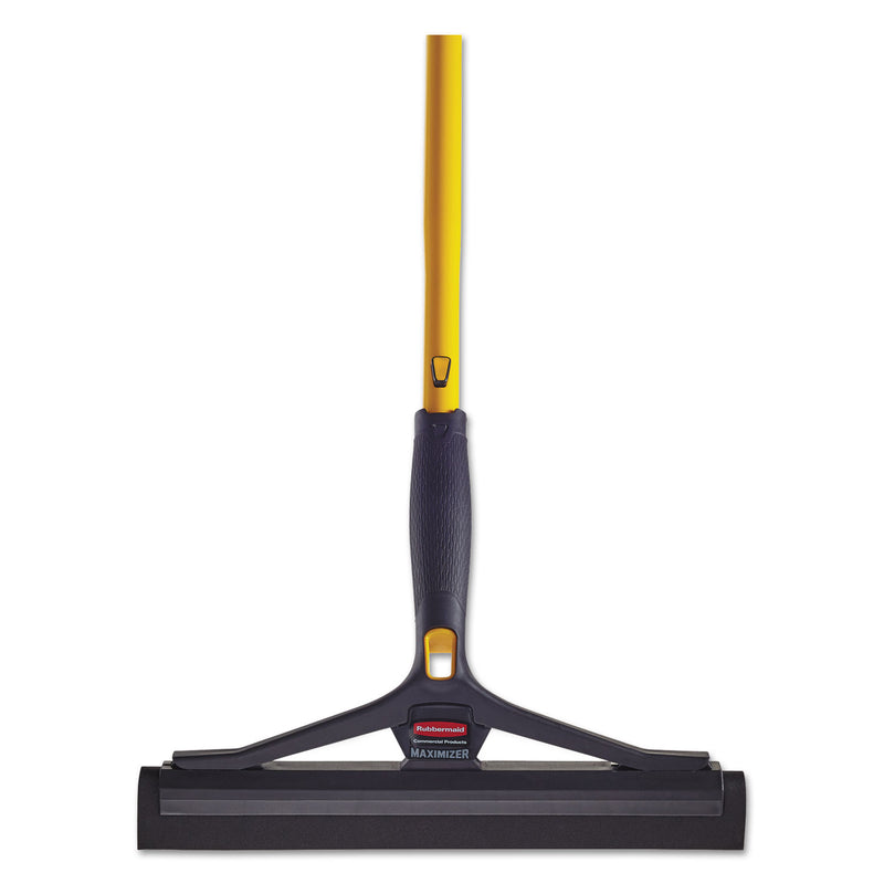 Rubbermaid Maximizer Quick Change Squeegee, 13.125" Wide, Foam Rubber, Black - RCP2018801