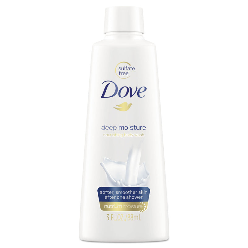 Dove Body Wash, Scented, 3 Oz, 24/Carton - UNI17265CT