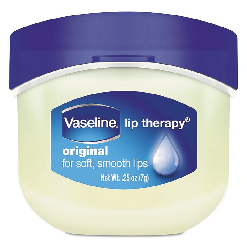 Vaseline Lip Therapy, Original, 0.25 Oz, 32/Carton - UNI20677CT