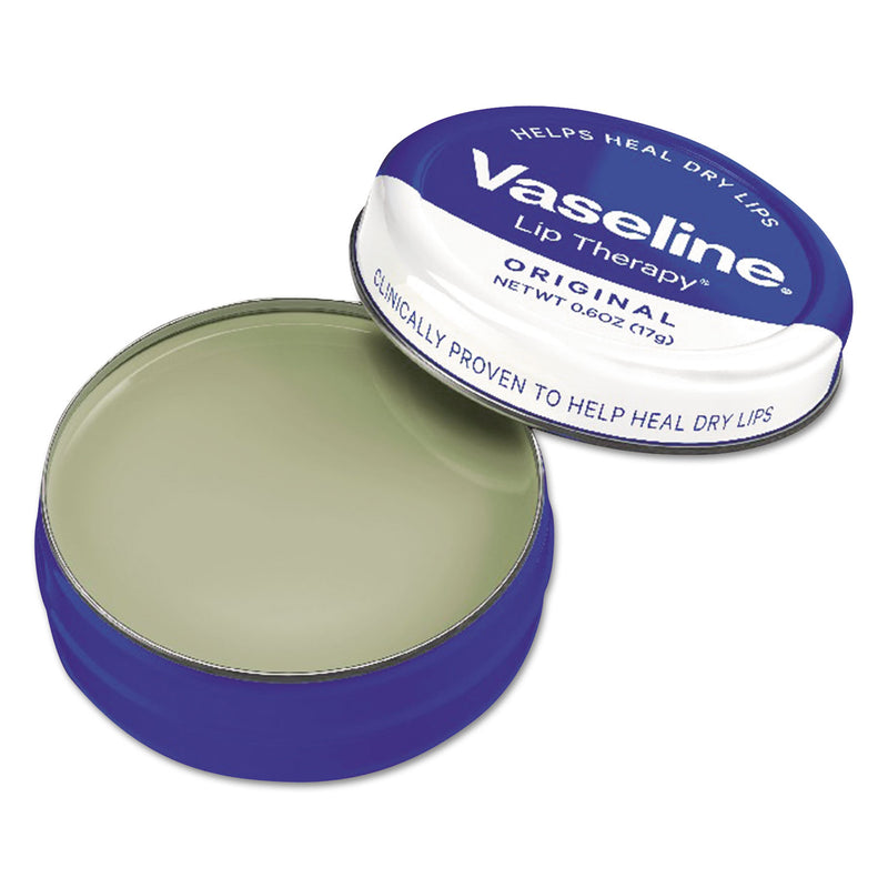 Vaseline Lip Therapy, 0.6 Oz, 12/Carton - UNI53647CT