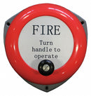 Flamefighter Howler Alarm Bell, 4 in Depth, 60 Decibels, 7 in Diameter, Plastic - JRHB