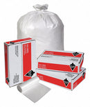 Tough Guy Trash Bag, 56 gal., LLDPE, Coreless Roll, White, PK 100 - 31DK51