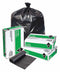 Tough Guy Recycled Material Trash Bag, 33 gal., LLDPE, Coreless Roll, Black, PK 150 - 38D112