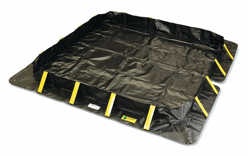 Enpac Spill Berm, 12 ft Length, 26 ft Width, 1 ft Height, Black Color - 48-12261-BK-SU