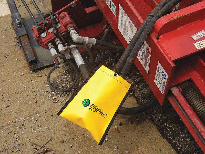 Enpac Pipe Sealing Bag, Used For Patching Pipes Up to 2-1/2 in, PVC, 5 inL x 8 inW Size - 4701-YE