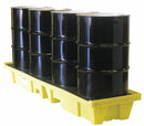 Enpac Spill Containment Pallets, Uncovered, 66 gal Spill Capacity, 3,000 lb - 5102-YE-D