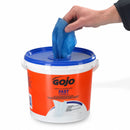 GOJO Citrus Fragrance Hand Cleaning Towels, 9 in x 10 in, 225 Wipes per Container, 2 PK - 6299-02