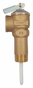 Sharkbite Temperature and Pressure Relief Valve, 500,000 BtuH, 150 psi, 1 7/8 in Thermostat Length - 19783-0150