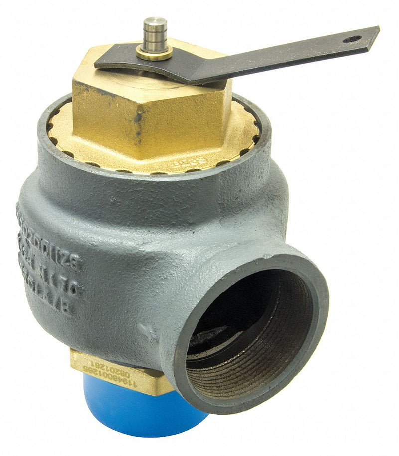Kunkle Cast Iron Safety Relief Valve, MNPT Inlet Type, FNPT Outlet Type - 0930-H01-GC-15
