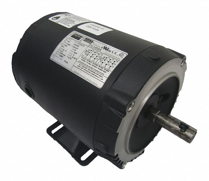 Dayton 1/2 HP, General Purpose Motor, 3-Phase, 3490 Nameplate RPM, 230/460 Voltage, 56C Frame - 31LH59
