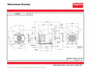 Dayton 3/4 HP, General Purpose Motor, Capacitor-Start/Run, 1140 Nameplate RPM, 115/208-230 Voltage - 119192