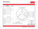 Dayton 1/4 HP, General Purpose Motor, 3-Phase, 1140 Nameplate RPM, 230/460 Voltage, 56 Frame - 31TT09