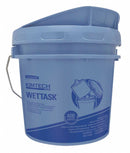 Kimtech Bucket Dispenser, Kimtech, Centerpull Roll, (60) Wipes, Plastic, Blue - 28646