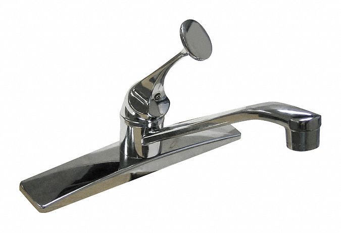 Dominion Chrome, Low Arc, Kitchen Sink Faucet, Manual Faucet Activation, 1.75 gpm - 77-1800