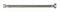 Kissler Faucet Connector, Hose Fittings Brass 1/2 in F Compression x Brass 1/2 in FIP, 5/16 in, 12 in - 88-1212