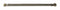 Kissler Faucet Connector, Hose Fittings Brass 3/8 in F Compression x Brass 3/8 in FIP, 5/16 in, 12 in - 88-3910