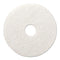 Boardwalk Polishing Floor Pads, 24" Diameter, White, 5/Carton - BWK4024WHI