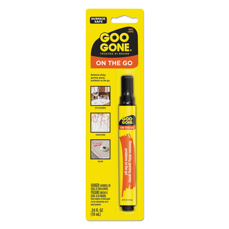 Goo Gone Mess-Free Pen Cleaner, Citrus Scent, 0.34 Pen Applicator, 12/Carton - WMN2100