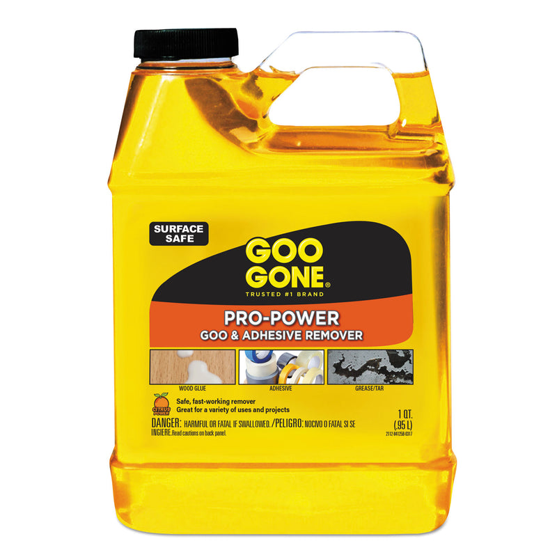 Goo Gone Pro-Power Cleaner, Citrus Scent, 1 Qt Bottle, 6/Carton - WMN2112CT