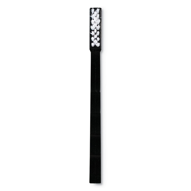 Carlisle Flo-Pac Utility Toothbrush Style Maintenance Brush, Nylon, 7 1/4", Black - CFS4067400DZ