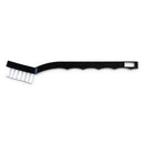 Carlisle Flo-Pac Utility Toothbrush Style Maintenance Brush, Nylon, 7 1/4", Black - CFS4067400DZ