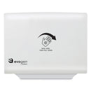 Hospeco Evogen No Touch Toilet Seat Cover Dispenser, 16.14" X 12" X 2", White - HOSEVNT1W