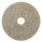 Americo Porko Plus Burnishing Pads, 20" Diameter, Grayish Black, 5/Ct - AMF401820